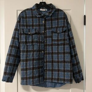 Daisy Street Plaid Shacket